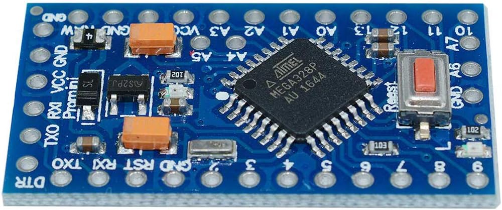 HiLetgo 3pcs Pro Mini ATmega328P 3.3V 8M Module Board with Crystal Oscillator Compatible Arduino Pro Mini Replace ATmega128