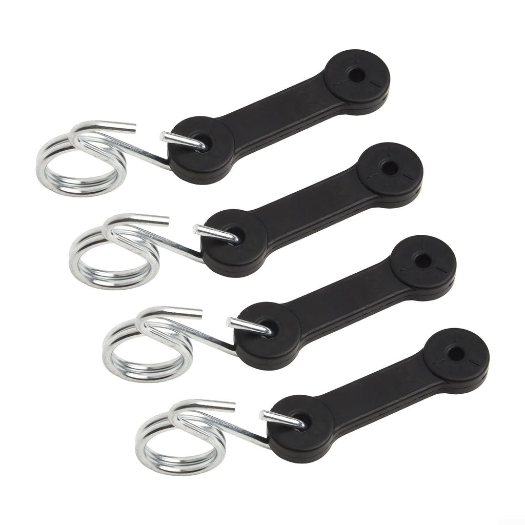4PCS Lawn Mower Bagger Strap & Hook Set for Secure Chute Connection Compatible with Multiple Deck Sizes