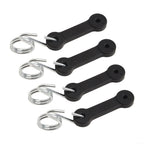 4PCS Lawn Mower Bagger Strap & Hook Set for Secure Chute Connection Compatible with Multiple Deck Sizes