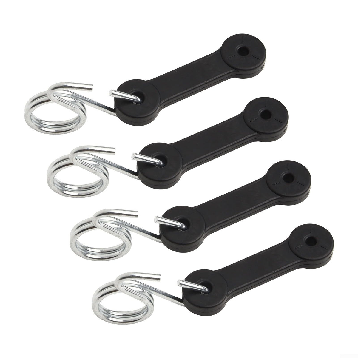 4PCS Lawn Mower Bagger Strap & Hook Set for Secure Chute Connection Compatible with Multiple Deck Sizes