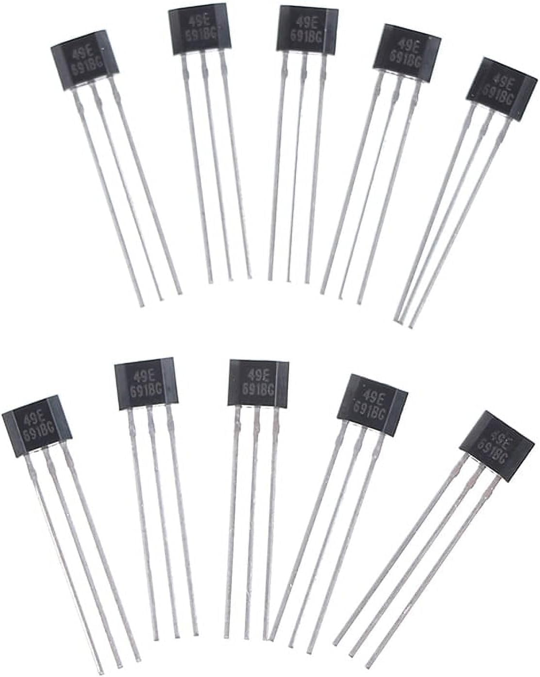10Pcs Hall Element 49E Oh49E Ss49E Linear Sensor Hall Sensor Industrial Electrical