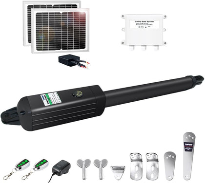A5S Solar Single Swing Gate Opener Medium Duty