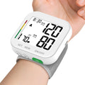 Blood Pressure Monitor for Home Use Rechargeable Wrist BP Machine, White