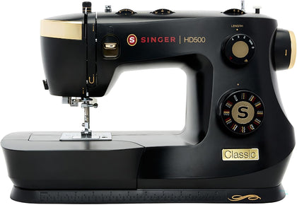 Heavy Duty 500 Classic High Speed Sewing Machine + Accessory Kit | 3 built-in stitches, strong motor, 50% more power