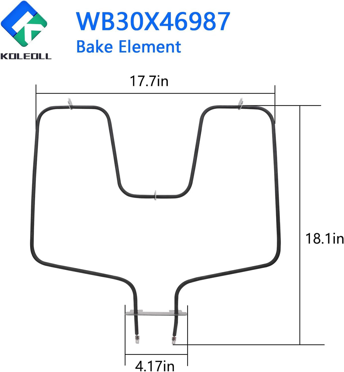 Bake Element WB30X46987 Compatible with General Electric Hotpoint Range