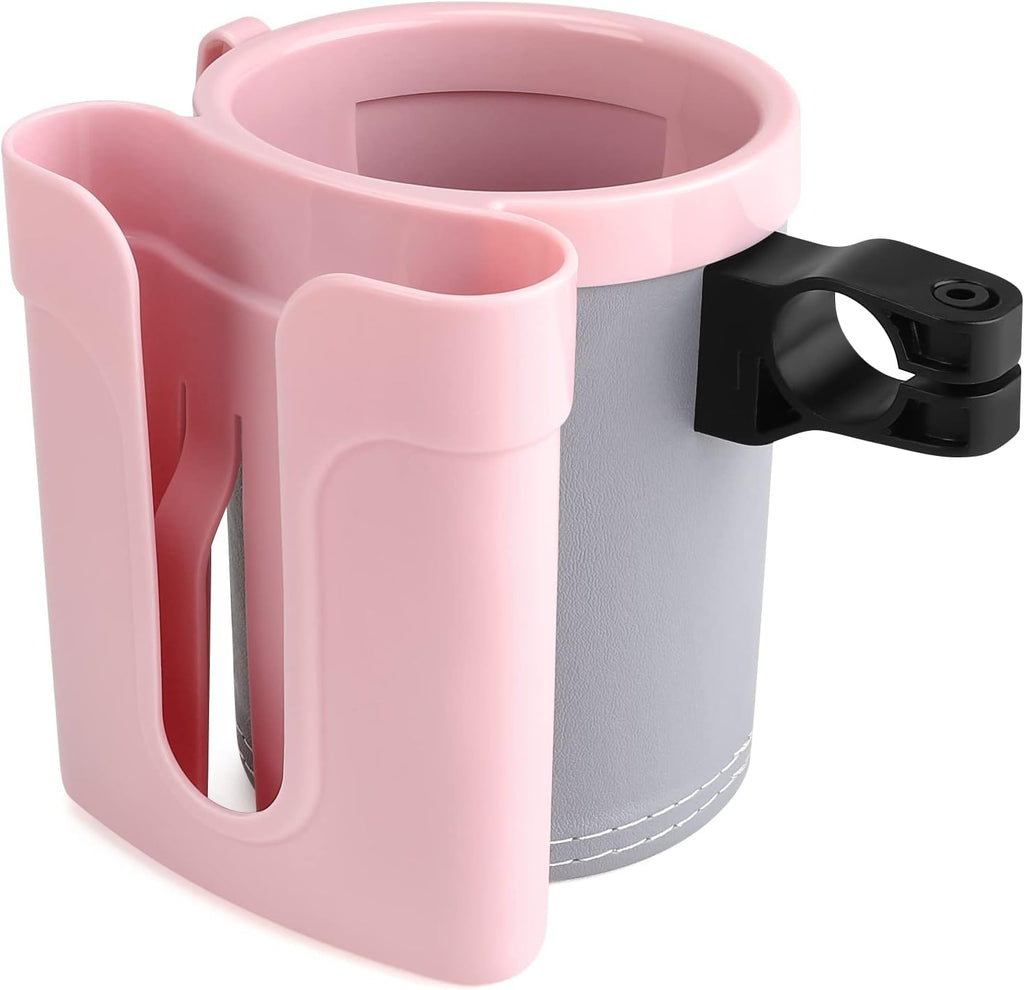 3-in-1 Bike Cup Holder with Cell Phone Keys Holder, Bike Water Bottle Holders, Universal Bar Drink Cup Can Holder for