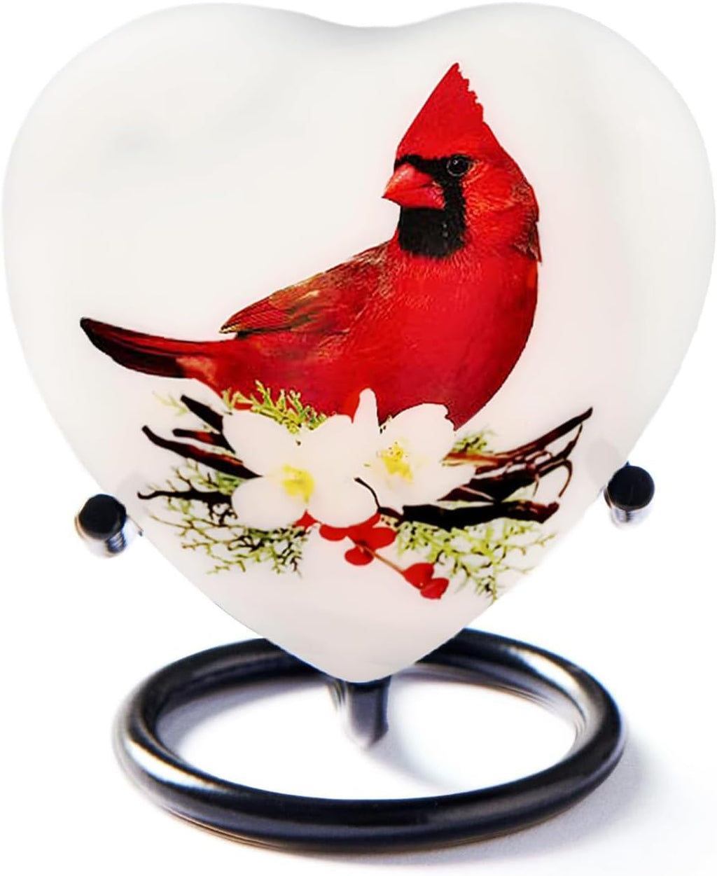 Small Urns for Human Ashes Keepsake, Mini Heart Urn with Stand, Decorative Cremation Urns for Adult Men & Women –