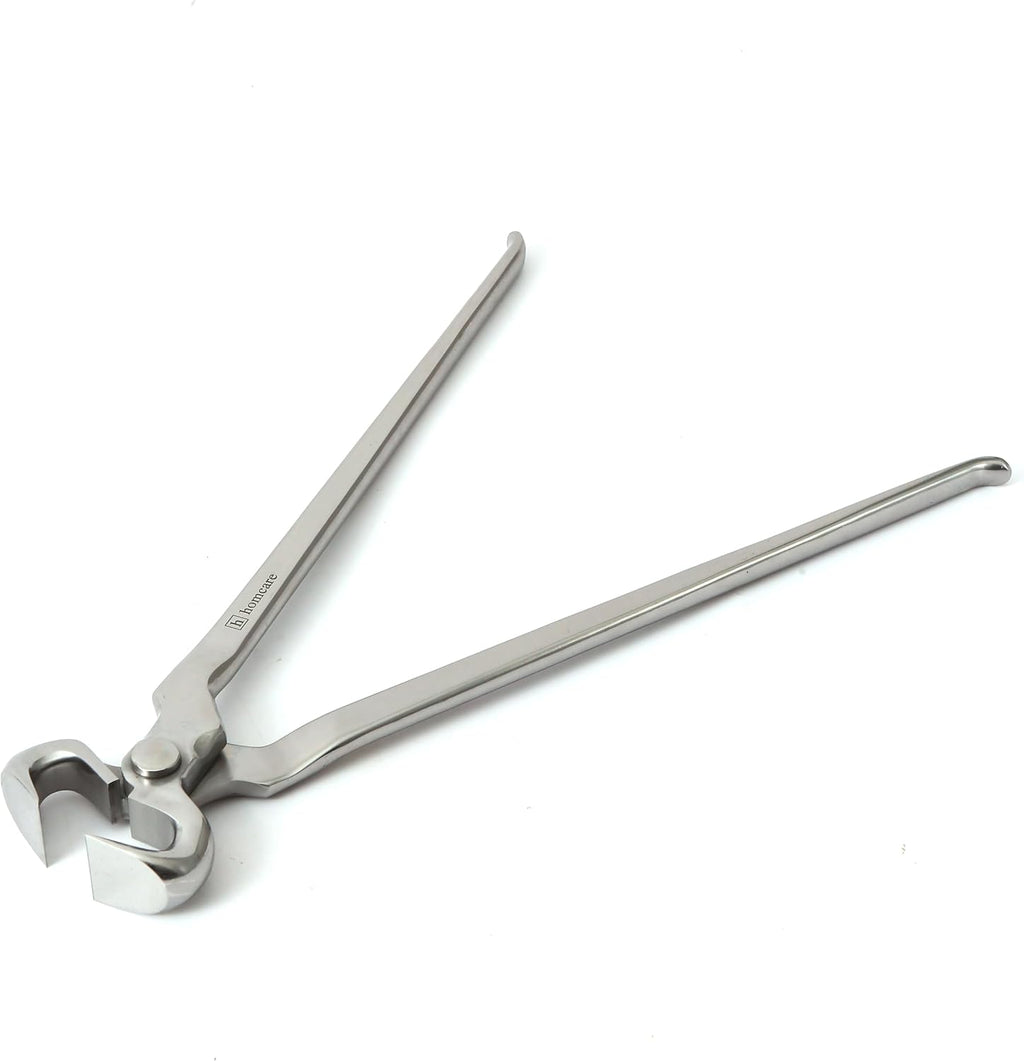 14 Inch Farrier Hoof Nipper, Heavy Duty Chrome Vanadium Steel Hoof Trimmer with High Leverage & Ergonomic Grip for