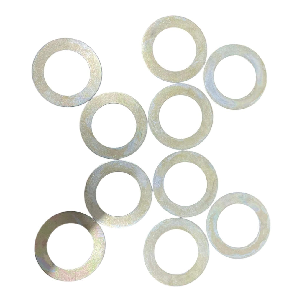 Bucket Pin Shims Washers Size 80mm x 50mm x 2mm 823/00220, Set of 10 Pcs Fits and Compatible with Various Earthmoving Machines and Excavator Machine