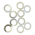 Bucket Pin Shims Washers Size 80mm x 50mm x 2mm 823/00220, Set of 10 Pcs Fits and Compatible with Various Earthmoving Machines and Excavator Machine