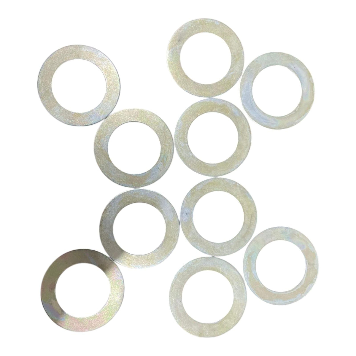 Bucket Pin Shims Washers Size 80mm x 50mm x 2mm 823/00220, Set of 10 Pcs Fits and Compatible with Various Earthmoving Machines and Excavator Machine