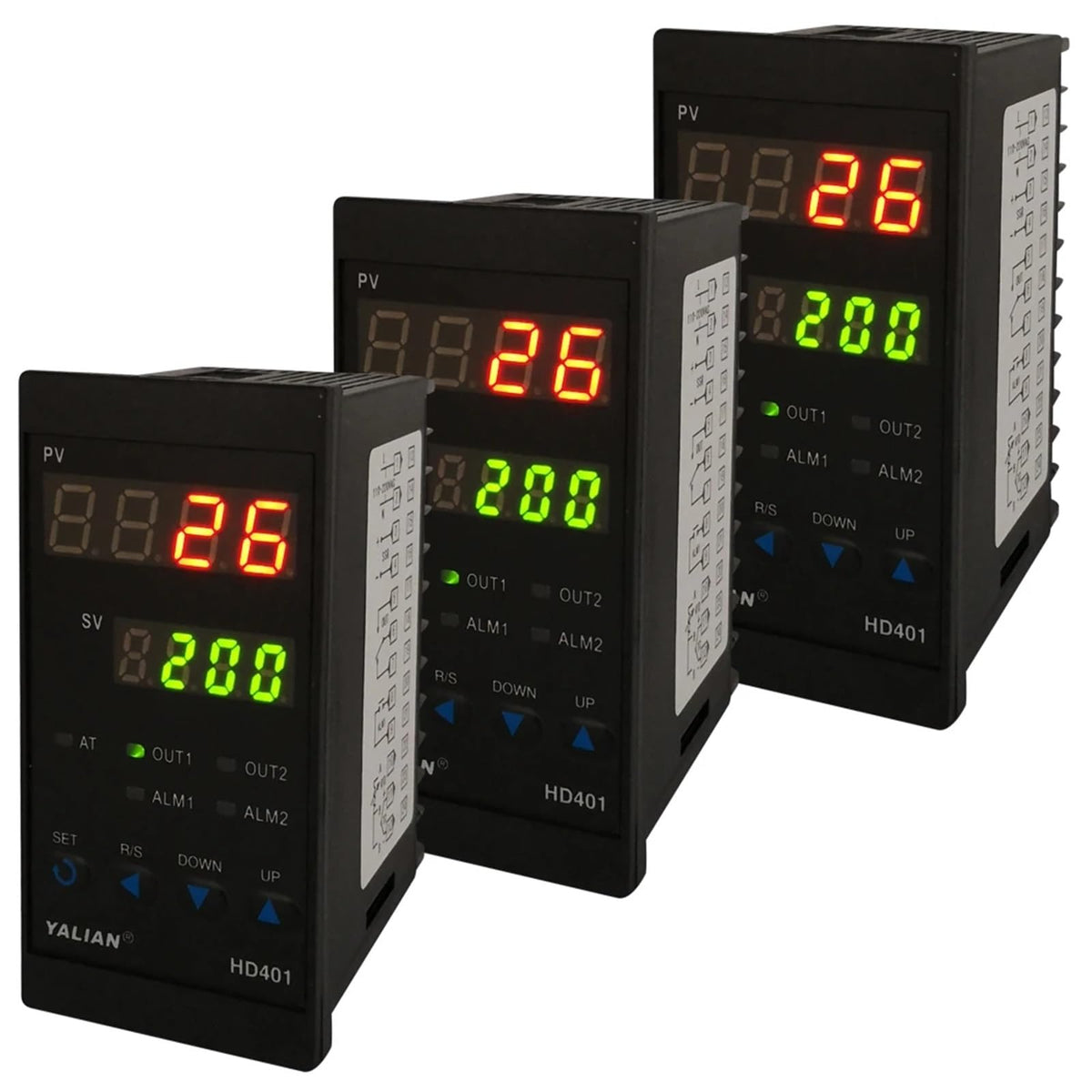 High Precision Pid Temperature Controller Relay Output Two Lines Four Digits Display Digital Temperature Controller