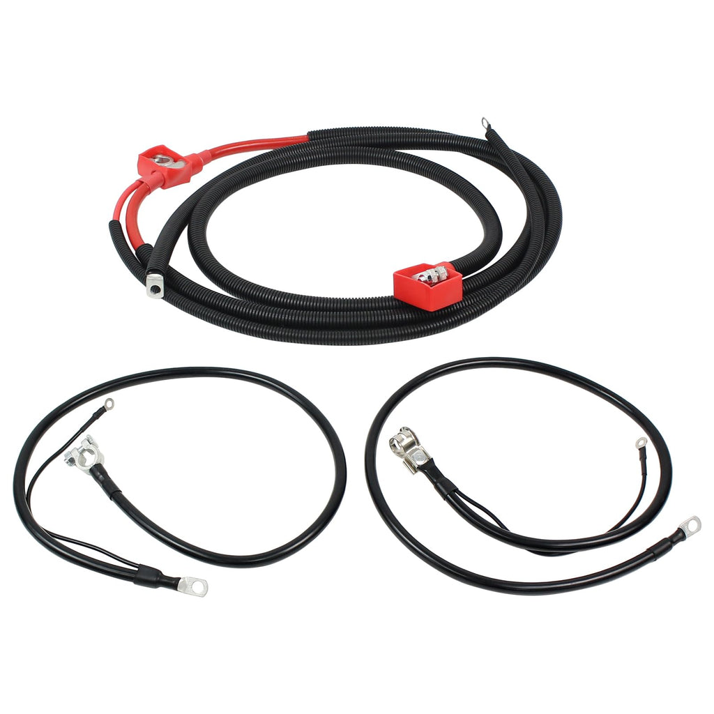 Positive and Negative Starter Battery Cable Kit for Ford