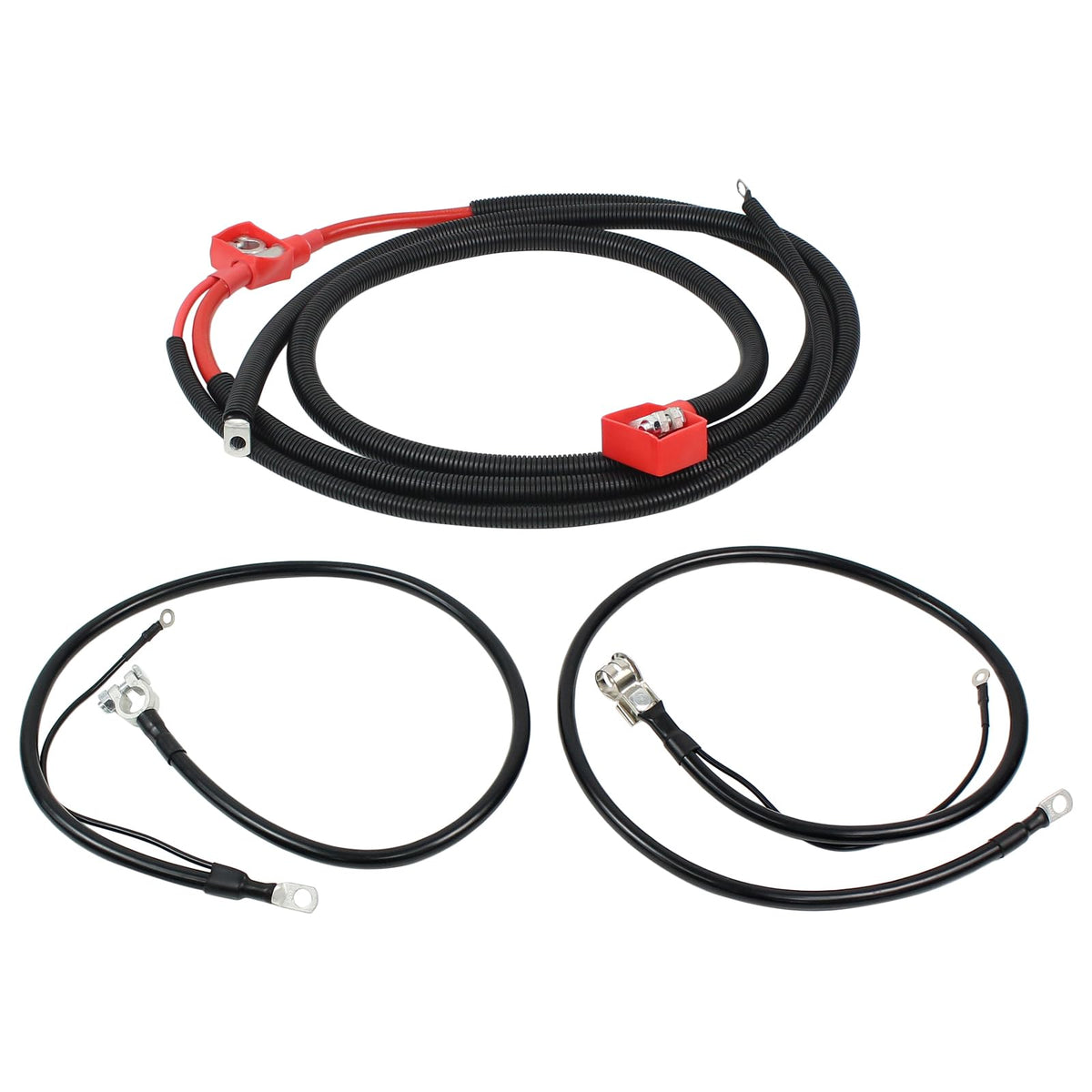 Positive and Negative Starter Battery Cable Kit for Ford