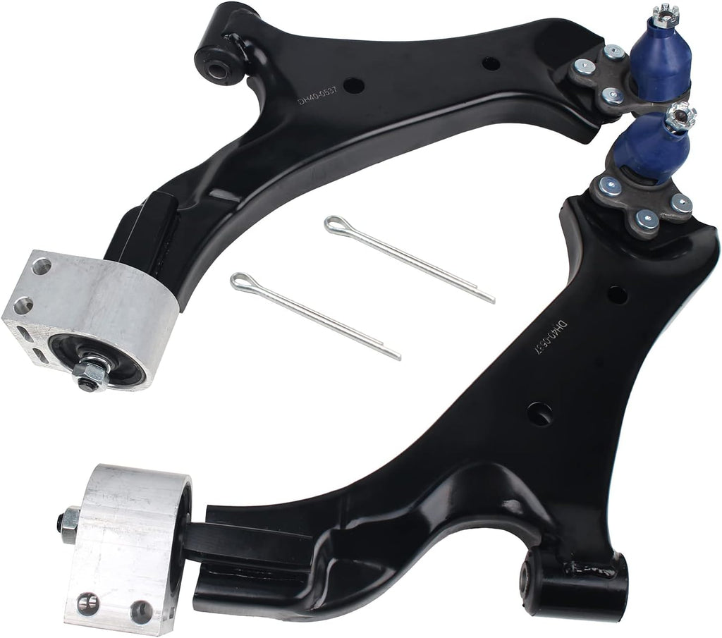 Autoround Front Lower Control Arm w/Ball Joint Compatible with 2010-2017 Chevy Equinox, GMC Terrain, 2pcs - RK623489 RK623488