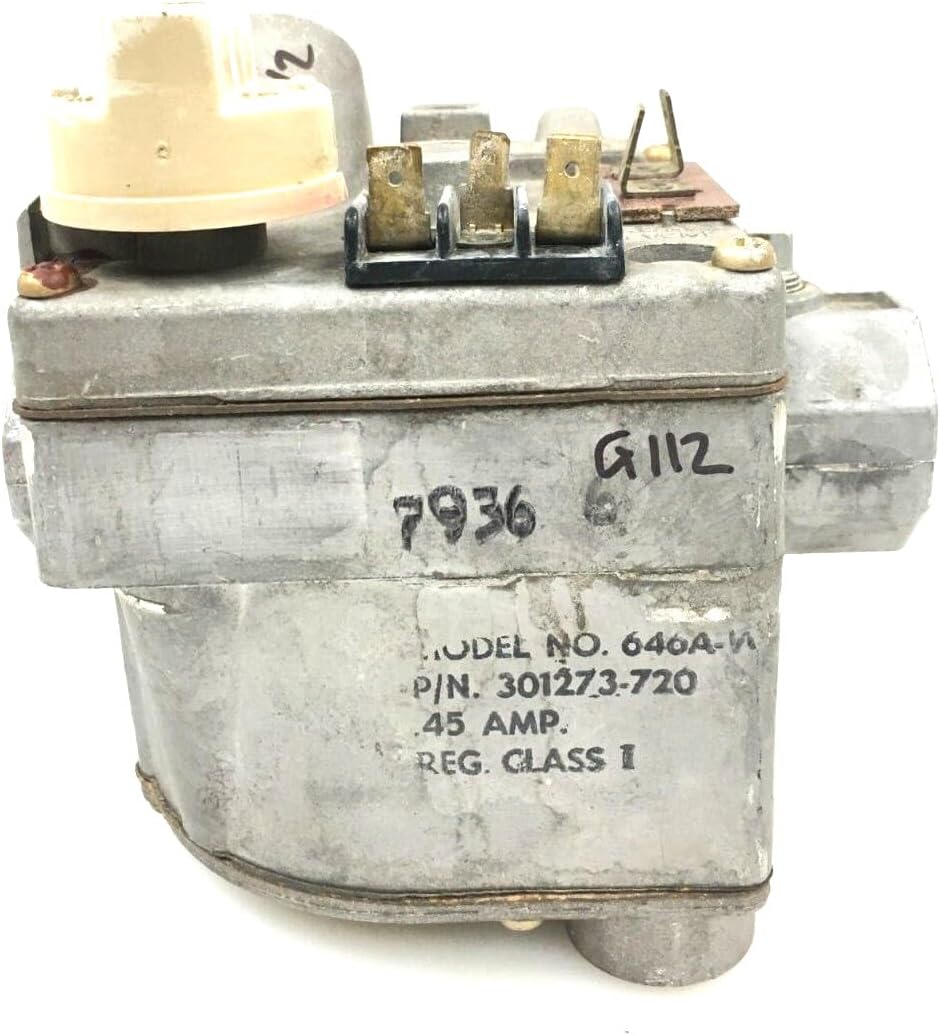 Replacement for Carrier Bryant 301273-720 Furnace Gas Valve 646A-W OEM