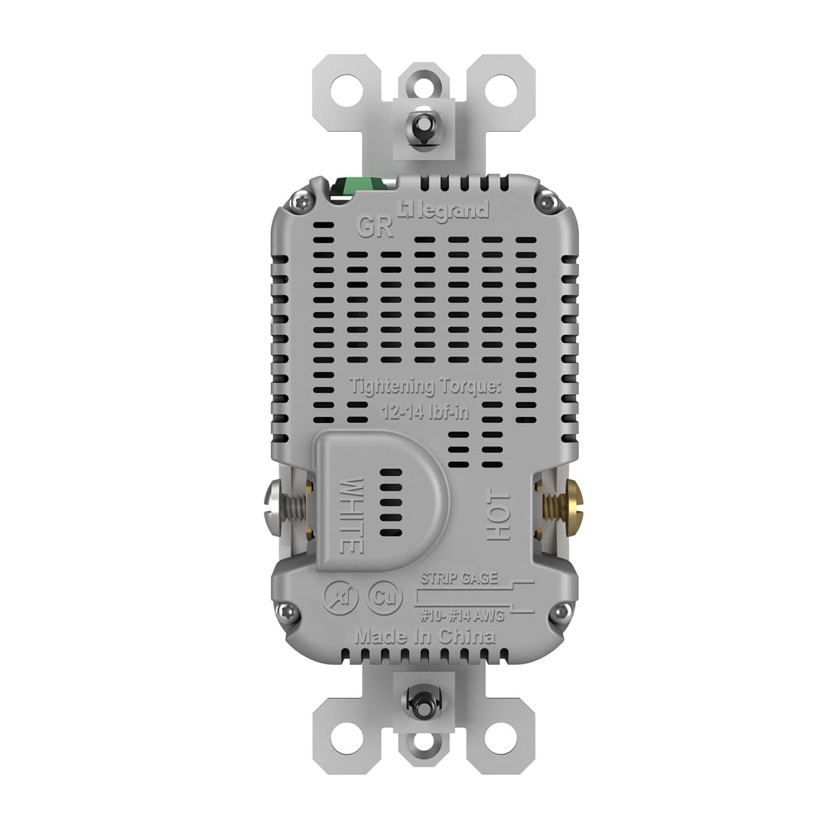 Legrand 15 Amp Weather Resistant Outlet 6A USB Type A/C White 1 Pack