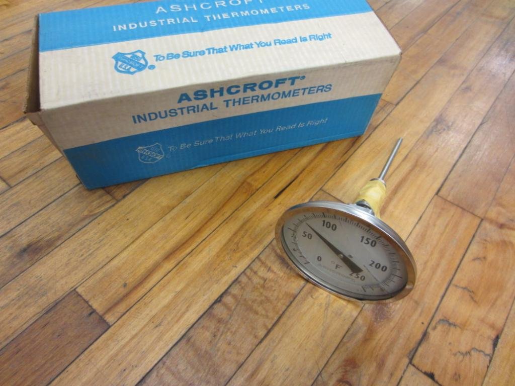 Ashcroft 50 EI42 E 060 Thermometer 50EI42E060 0-250F Cracked Glass
