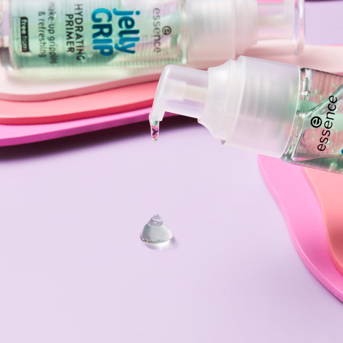essence Jelly Grip Hydrating Primer, Longlasting Makeup Base, Vegan