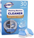 30 Pack Washing Machine Cleaner Tablets, Solid Washer Deep Cleaning Tablet, Clean Inside Drum And Laundry Tub Seal