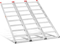69" L x 50" W Tri-Fold Aluminum ATV Loading Ramp 1500lb Capacity | Loading Ramps for Pickup Trucks Load or Unload