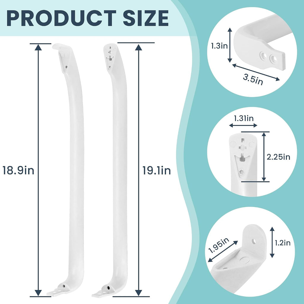 AMI PARTS WR12X22148 Refrigerator Door Handle Set