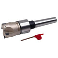 CME 2" 90° Indexable Face Mill w/ MT3 Arbor, R390 Inserts Included, 4 Flutes