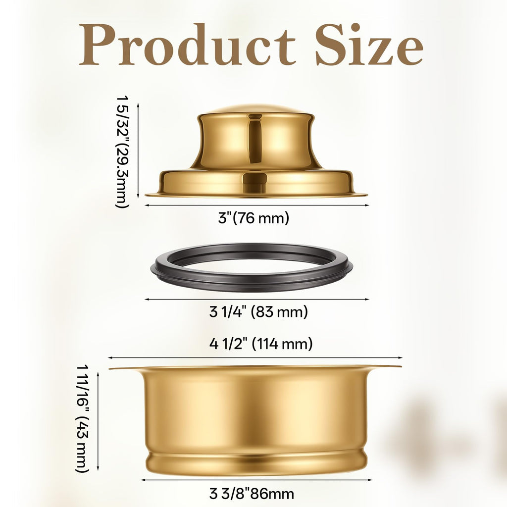 Sink Garbage Disposal Flange and Stopper for Kitchen