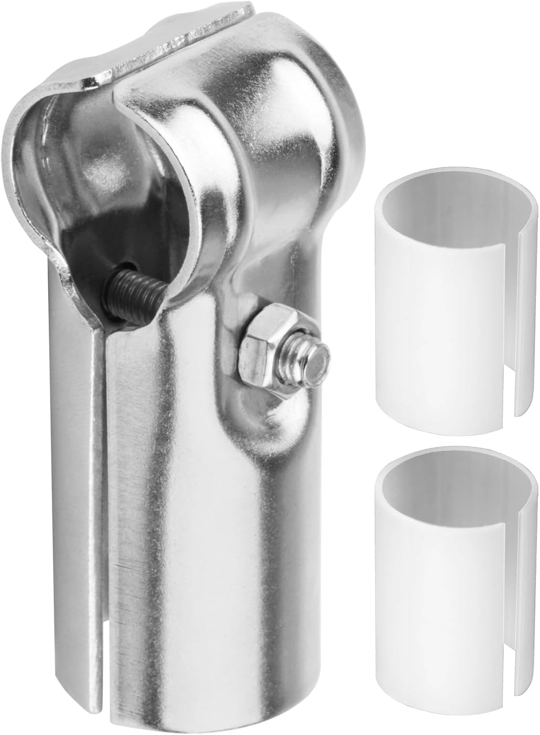 10 Sets T Pipe Connector, Fits 3/4" EMT Conduit with PE Adapter Shims | Stainless Steel