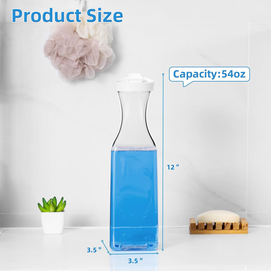 Laundry Detergent Dispenser,54oz Fabric Softener Dispenser,Plastic Liquid Laundry Detergent Container,Laundry