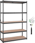 Storage Shelving Unit, 5-Tier Adjustable, 2000 lbs Capacity, Heavy Duty Garage Shelves Metal Organizer Utility Rack