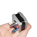 ELILANEY 1pc 1.8 Degree 39x39mm Flange Stepper Motor 12-24V DC 0.7A 0.2N.m 2 Phase 4 Wire Nema 16 Stepping Motor 5mm Diameter Shaft Machine Driver