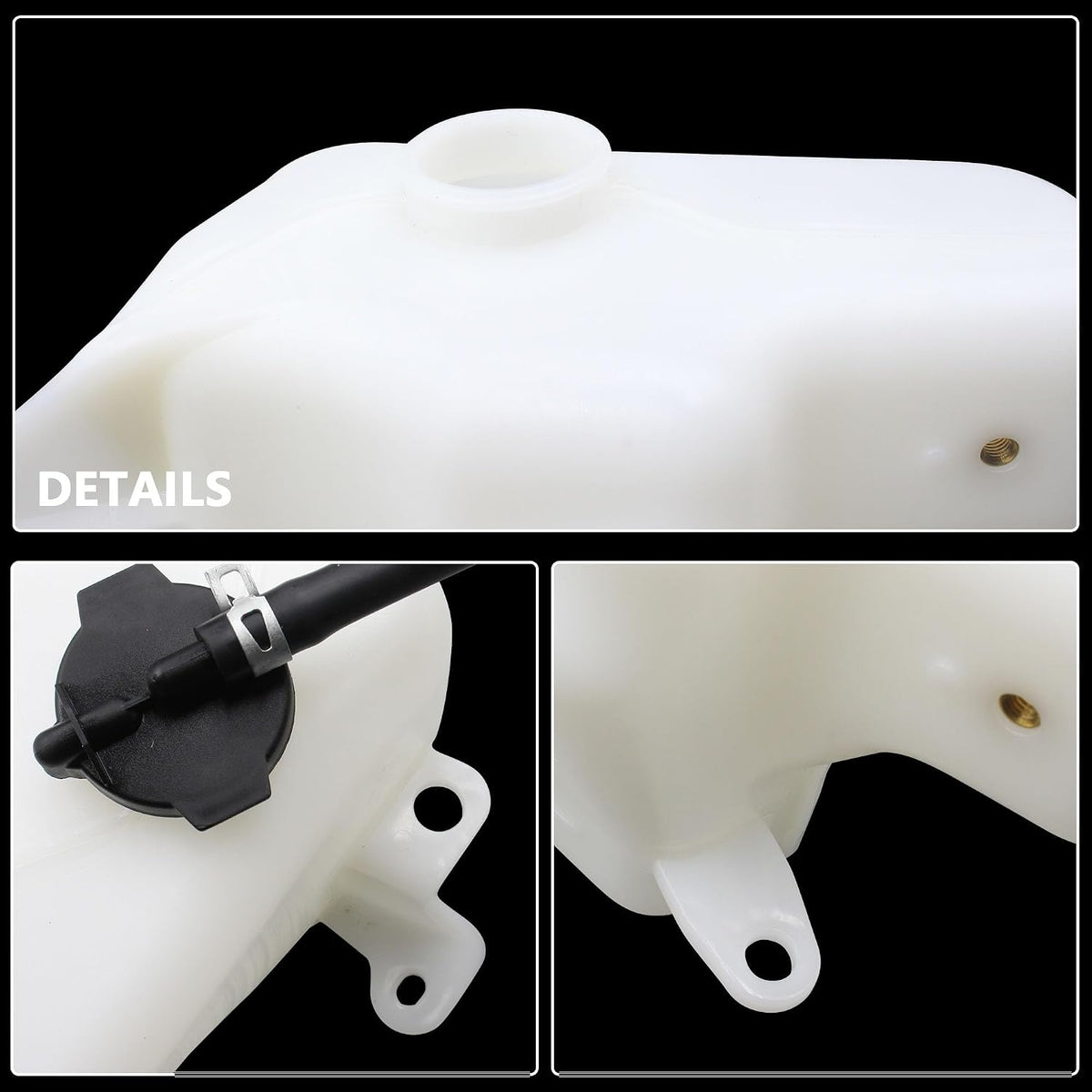 Upgraded Front Pressurized Coolant Reservoir with Cap & Tube for Toyota Corolla 1.8L 2.4L 2009-2013 / Matrix 1.8L 2.4L 2009-2013 / Matrix 1.8L 2014 Replaces OE# 164700T040 1647022091 603-245