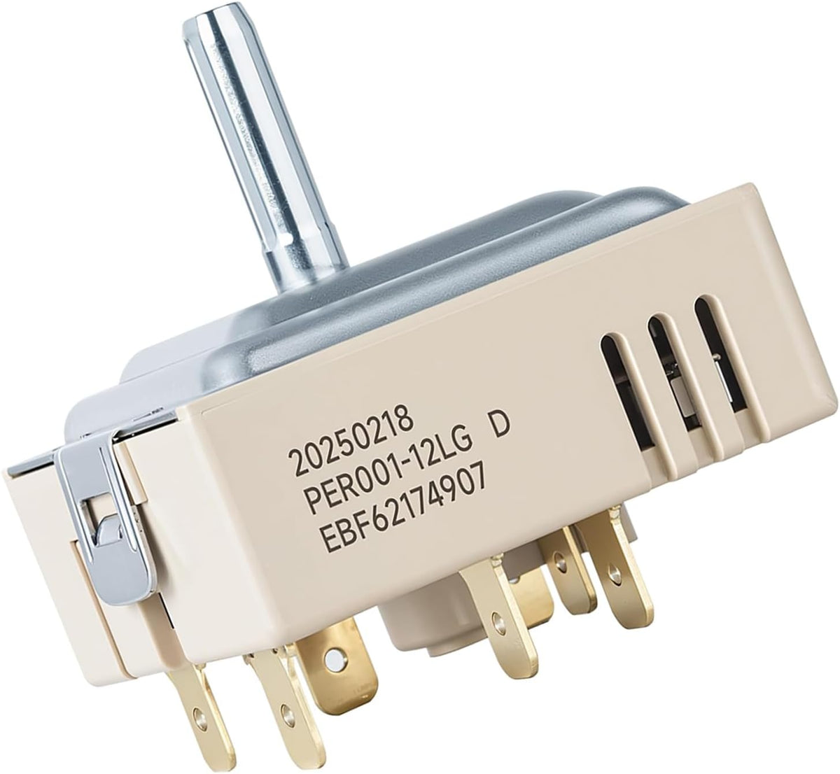 EBF62174907 Surface Element Infinite Control Switch for LG Electric Range Replacement EBF62174902 EBF62174904 PER001-12LG D PER001-12S D
