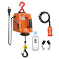 Electric Hoist Winch 1100Lbs Capacity for Garage, Workshop | 110V 25ft Lift Height Portable Power Winch for