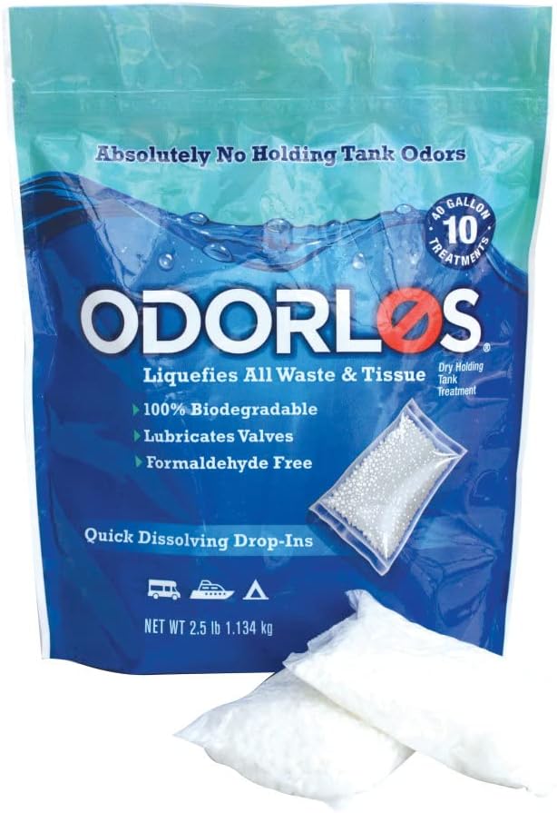 Odorlos V77011 Holding Tank Treatment (4oz Packets, 10 per box),1 Pack