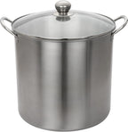 21.5Qt Stainless Steel Canning Pot with Rack, Water & Steam Canner, Large