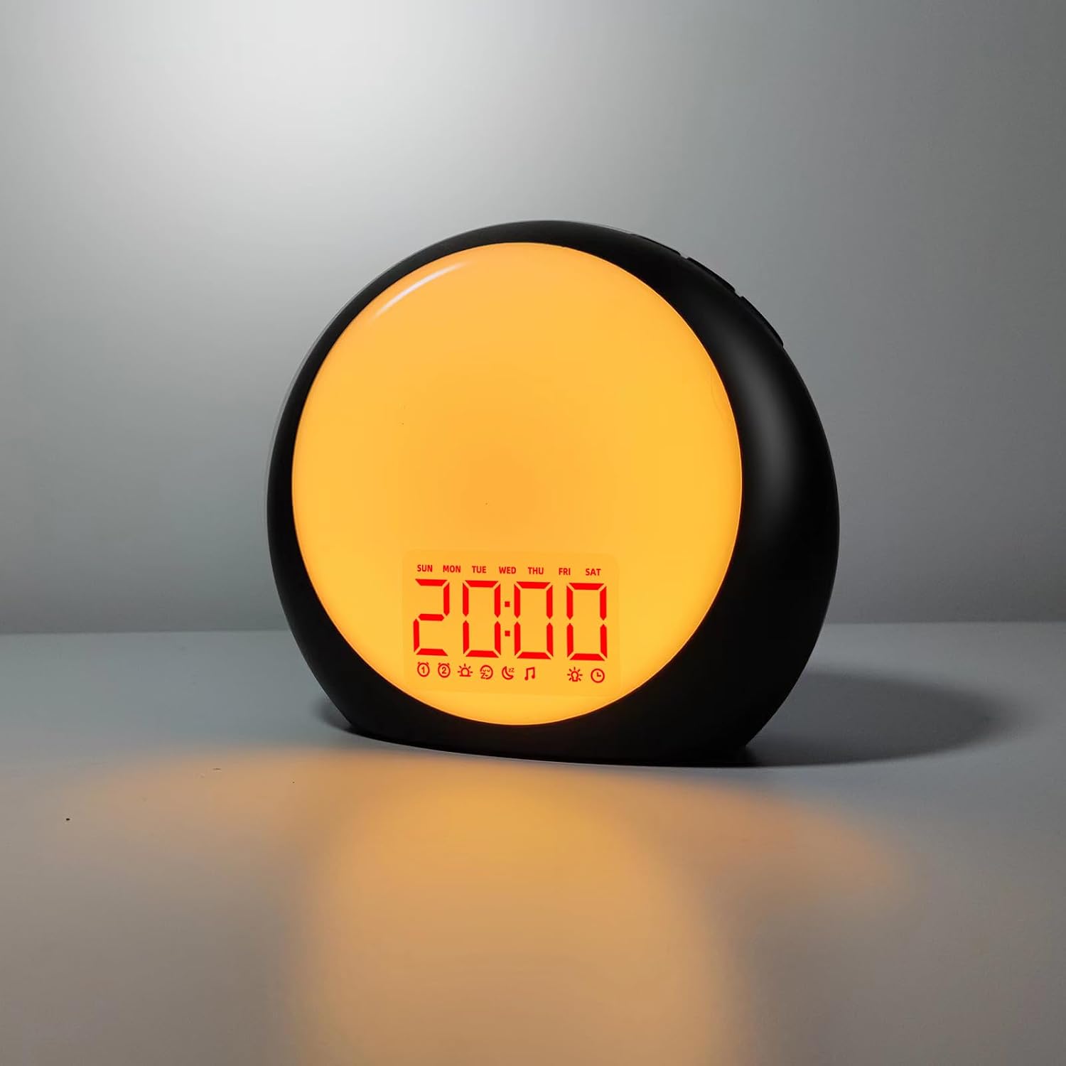 Sunrise Wake Up Light Alarm Clock White Noise Sound Machine | Sunrise Sunset Simulation for Heavy Sleepers Kids