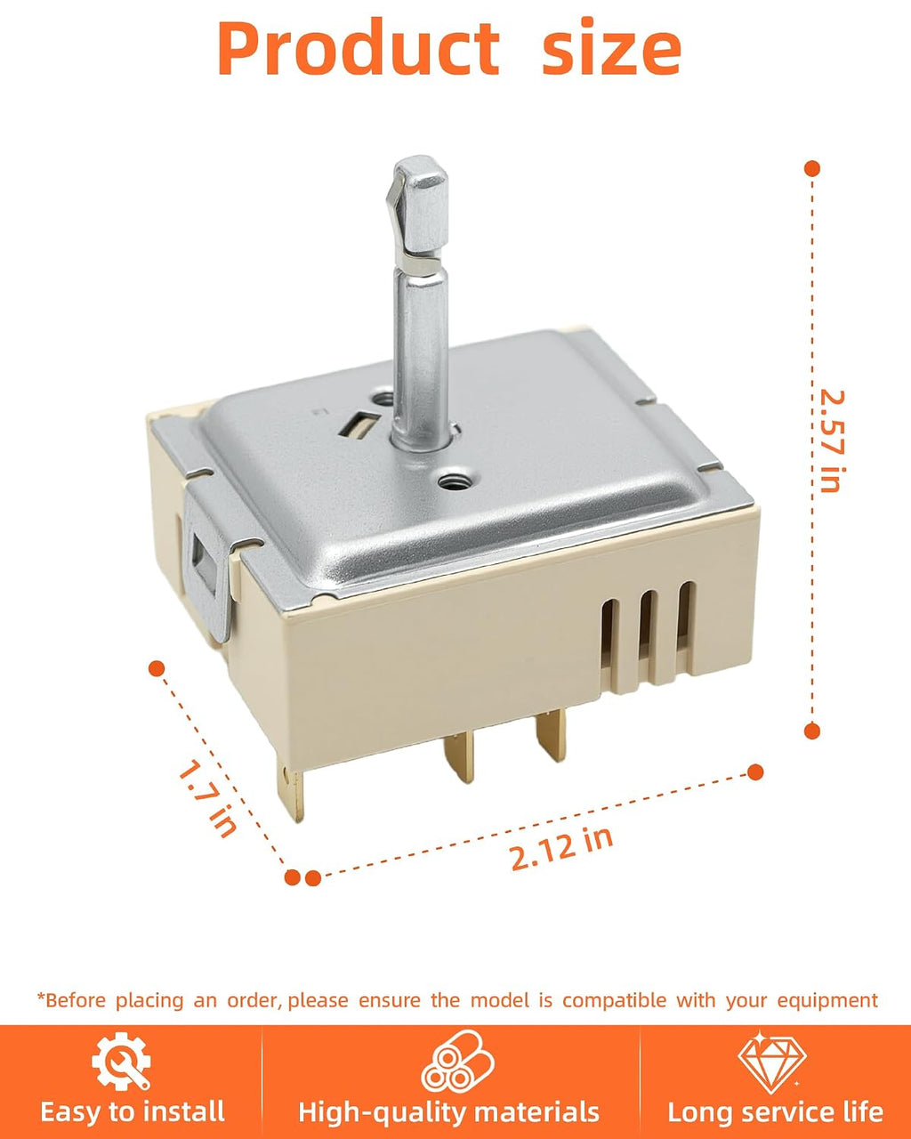 NE58F9500SS NE58K9430SS Range Dual Surface Element Switch Fit for Samsung