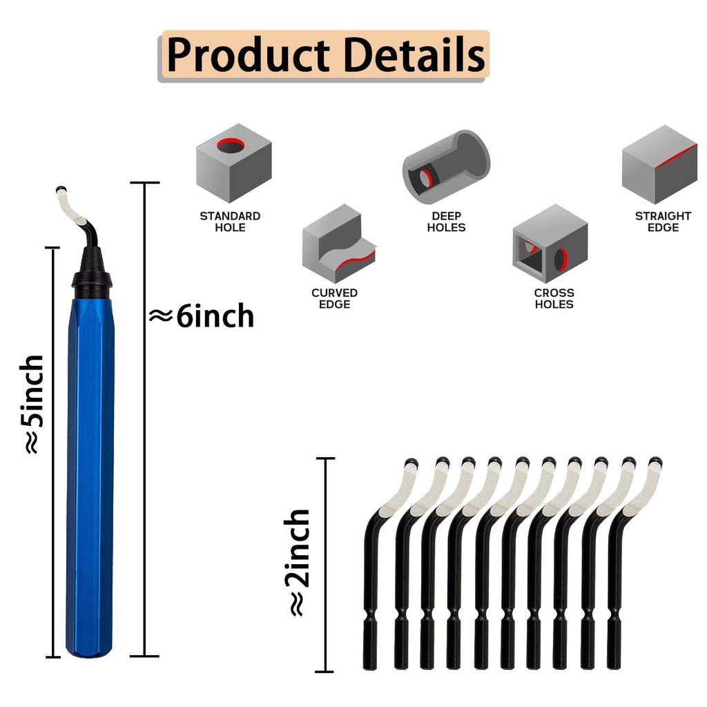 Deburring Tool for 3D Printer,25pcs,12pc Multiuse Blades Removing Burr,10 Pcs Needle File,Micro Wire Cutter for 3D Print, Plastic Models,Wire Brush