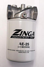 Zinga Filter Assembly - 1'' NPT Housing with 25 Micron Filter