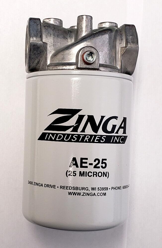Zinga Filter Assembly - 1'' NPT Housing with 25 Micron Filter