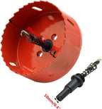 Hole Saw 85mm/3.35" Metal Hole Saw Kit Set, Bi-Metal