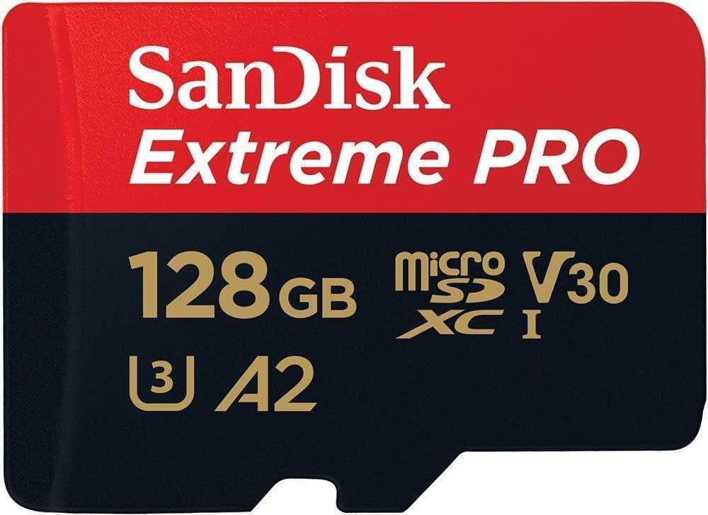 SanDisk 128GB Micro SDXC Extreme Pro Memory Card (Two Pack) Works with GoPro Hero 7 Black, Silver, Hero7 White UHS-1