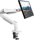 Single Monitor Mount, 13 to 32 Inch Gas Spring Monitor Arm, Adjustable Stand, Vesa Mount with Clamp and Grommet Base