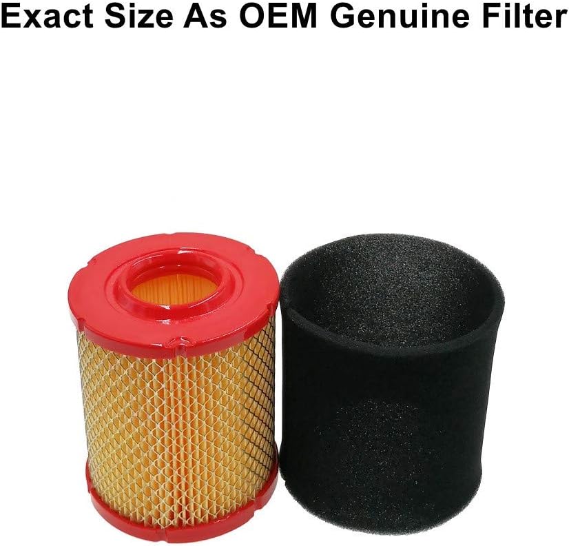 2 Pack 937-05066 Air Filter Replace for MTD 937-05066 737-05066 Rotary 15847 Fits MTD 547cc PowerMore 4X90HU 4X90HUA 8X90KU 8X90KUB 8X90ZU 8X90ZUA 9X90HU 9X90HUA AX90HU AX90HUA AX90HUB