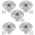 T Tulead M12 Brad Hole Tee Nuts, Carbon Steel, Pack of 5