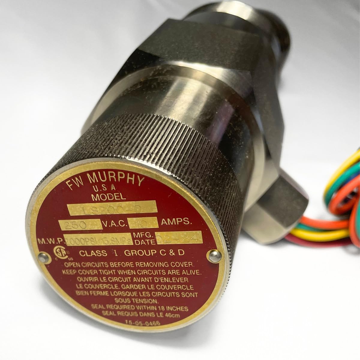 Murphy by Enovation Controls LS200-D Float Activated Liquid Level Switch (15700775)