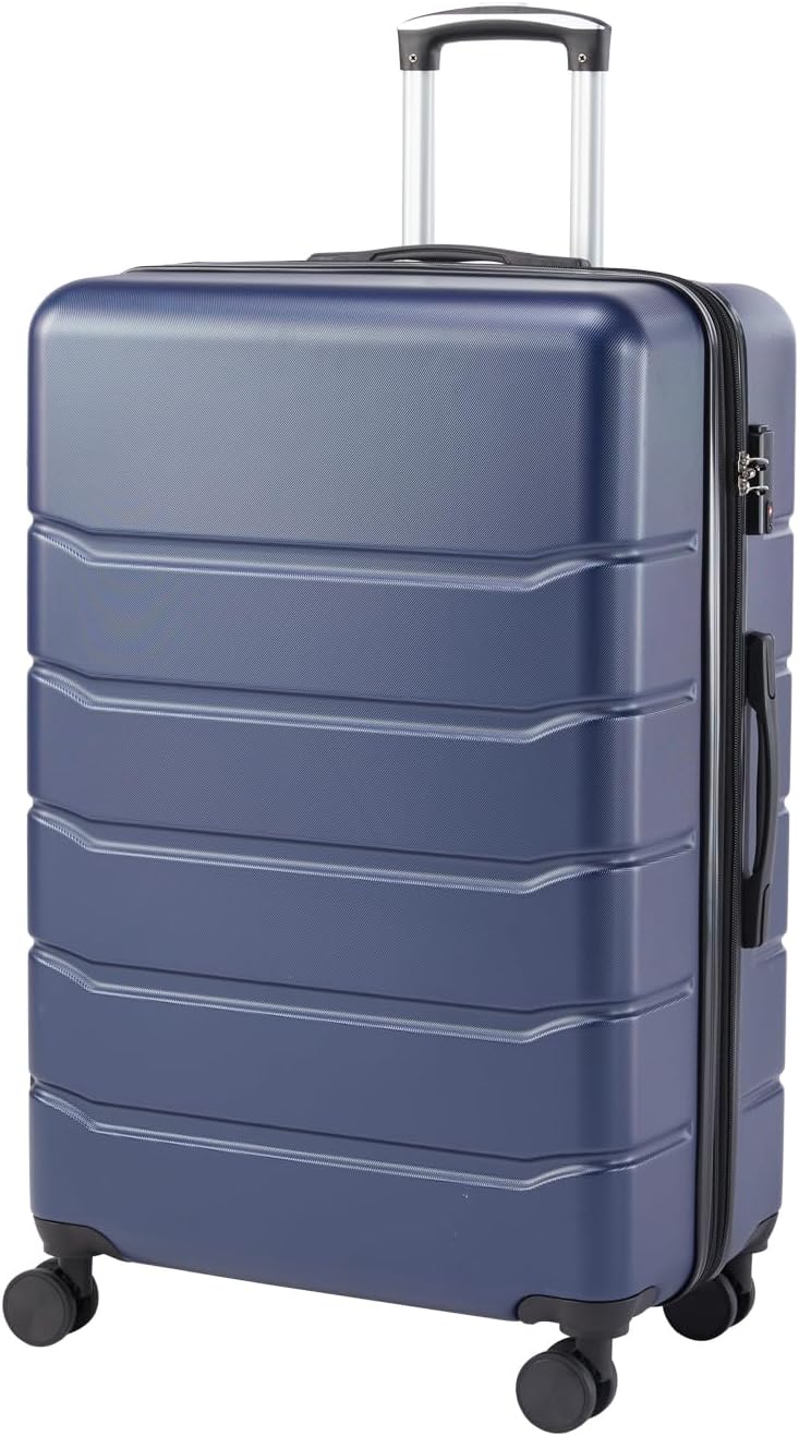 20 Inch Carry On Luggage, ABS Hard Shell Lightweight Rolling Expandable Suitcase with Double Spinner Wheels & TSA