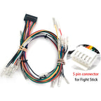 Universal Fighting Board Cables Quick Connect 20-Pin Joystick/Button Easy Plug Harness 4-Pin Touchpad Button Harness